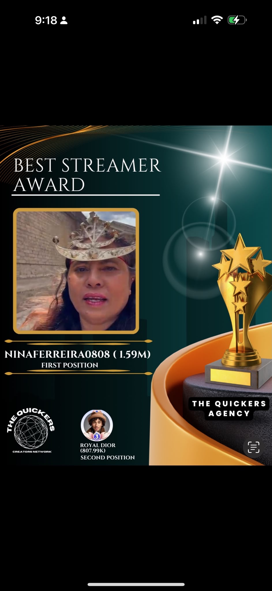 Best Streamer Award