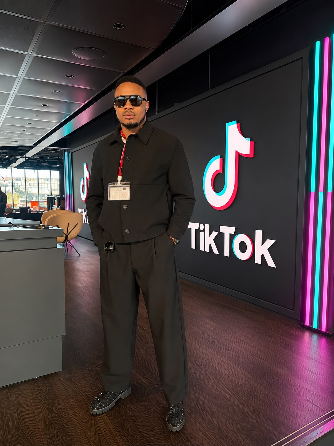 Sir KennyBless at TikTok HQ