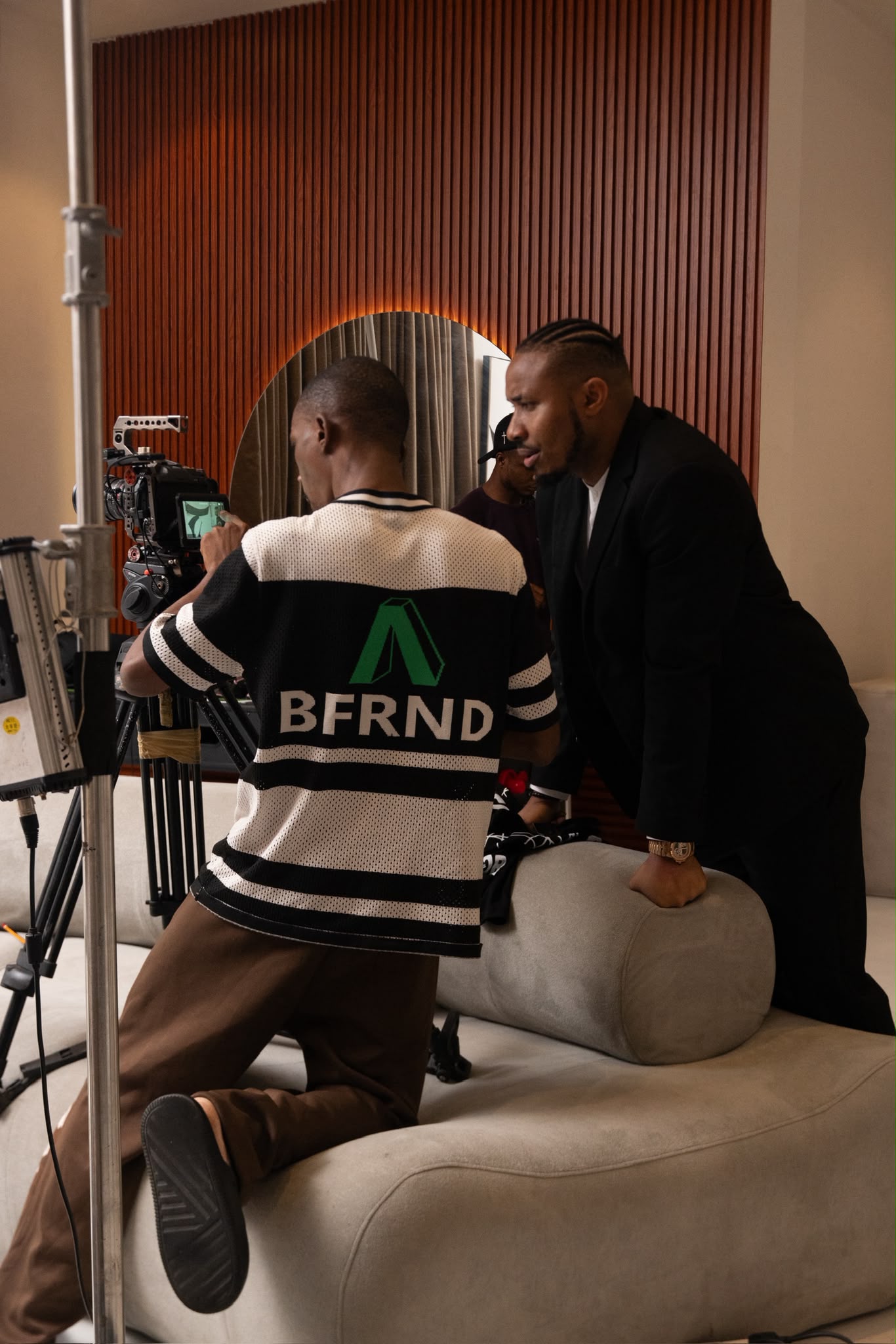 Film shoot with BFRND